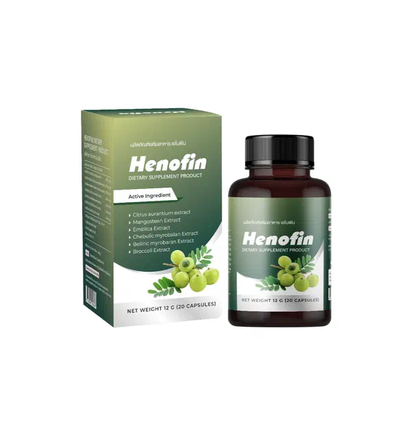 บรรจุภัณฑ์ของ Henofin, 20 แคปซูล