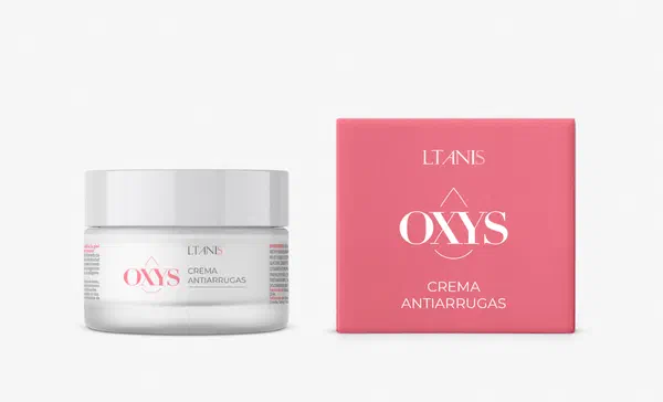 Envase de Oxys, crema